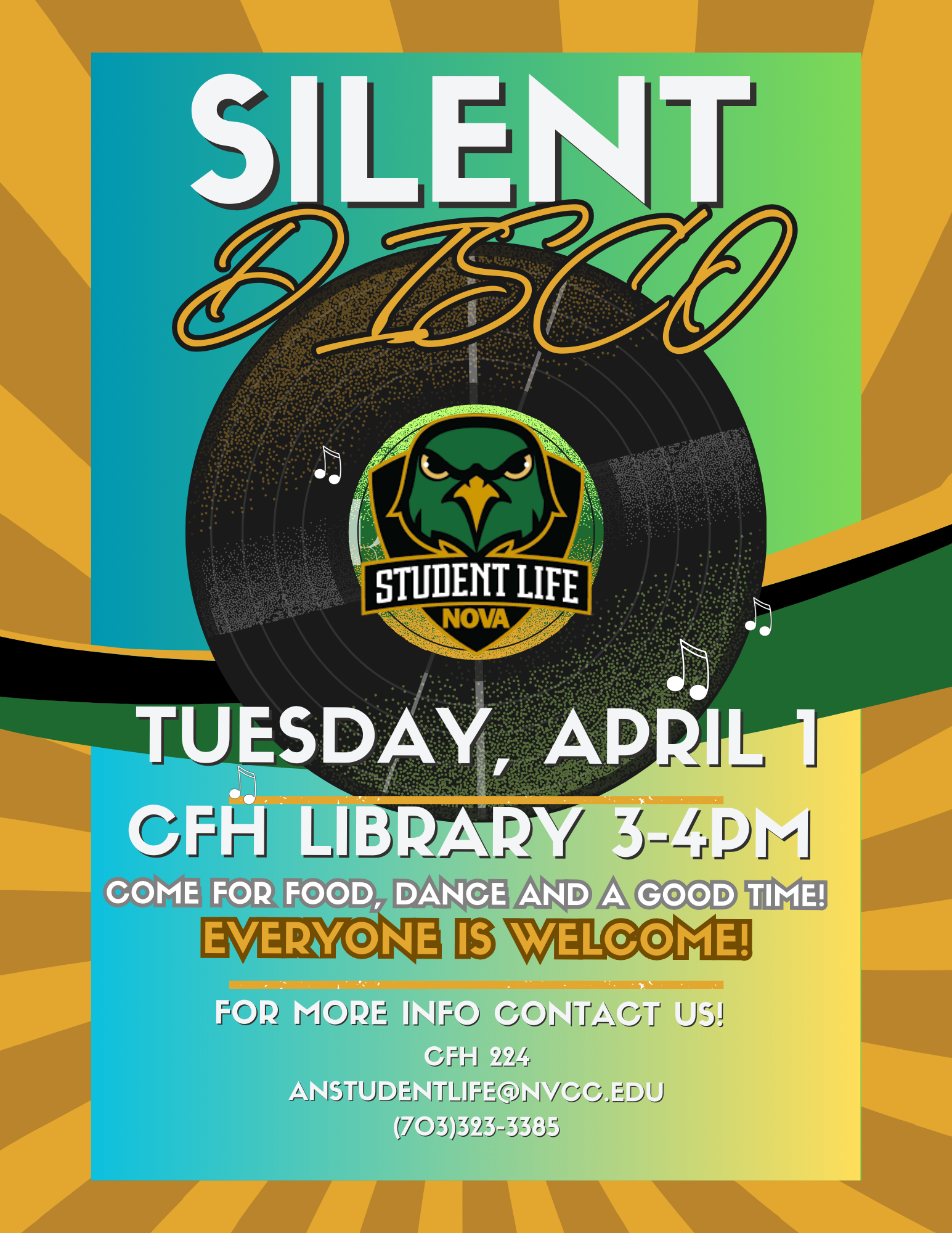 Silent Disco Flyer